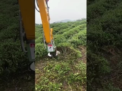 Exkavatorzubehör Hydraulisch geschnittenes Brennholz, Trimmzweige, klare Bürste