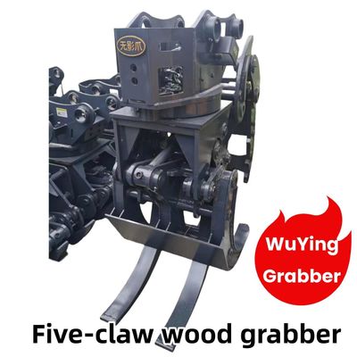 WuYing Bagger-Grabber mit fünf Klauen Holz-Grabber-Anzug für 11-16 Tonnen Bagger
