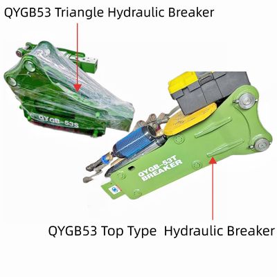 3-5 Tonnen Bagger Hydraulischer Brecher Hammer QYGB53 53 Schiefer für den Energiebergbau