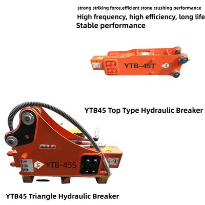 YTB45 Top-Typ / Dreiecks-Hydraulikbrecher 45 Schieferanzug 1,2-3,0 Tonnen