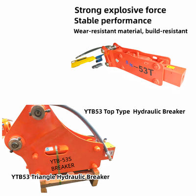 YTB53 Top-Typ / Dreiecks-Hydraulikbrecher 53 Schieferanzug 2,5-4,5 Tonnen Bagger