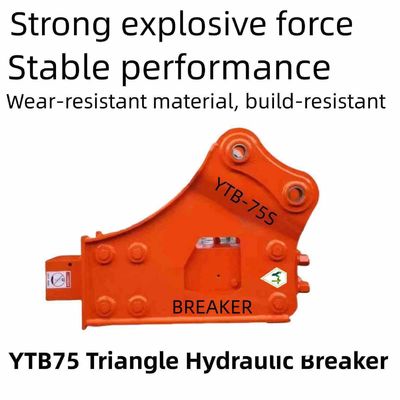 YTB75 Seitentyp Felsbrecher Hammer 75 MM Schiefer für 6-8 Tonnen